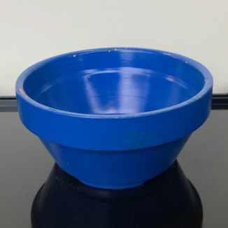 Image of blue bowl.